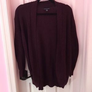 Burgundy Cardigan